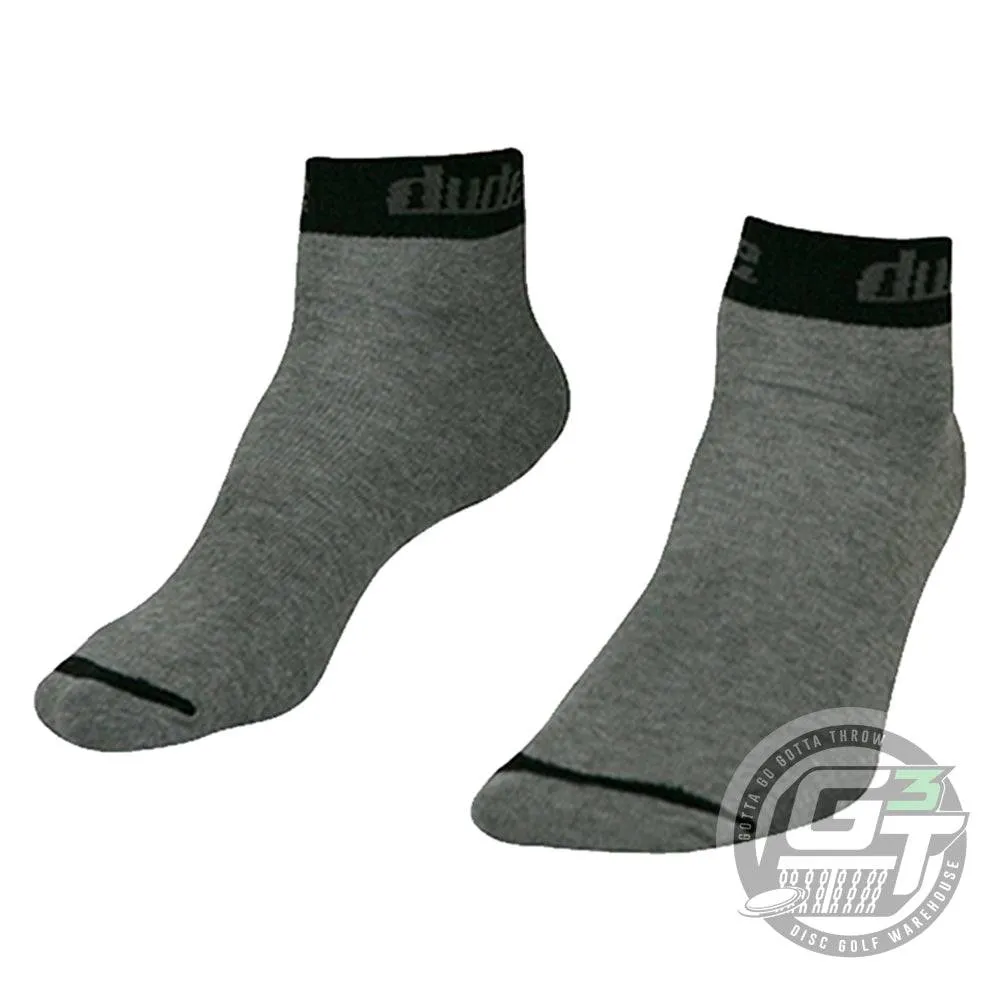 DUDE Reversible Unstinkable Performance Disc Golf Socks - 3 Pairs
