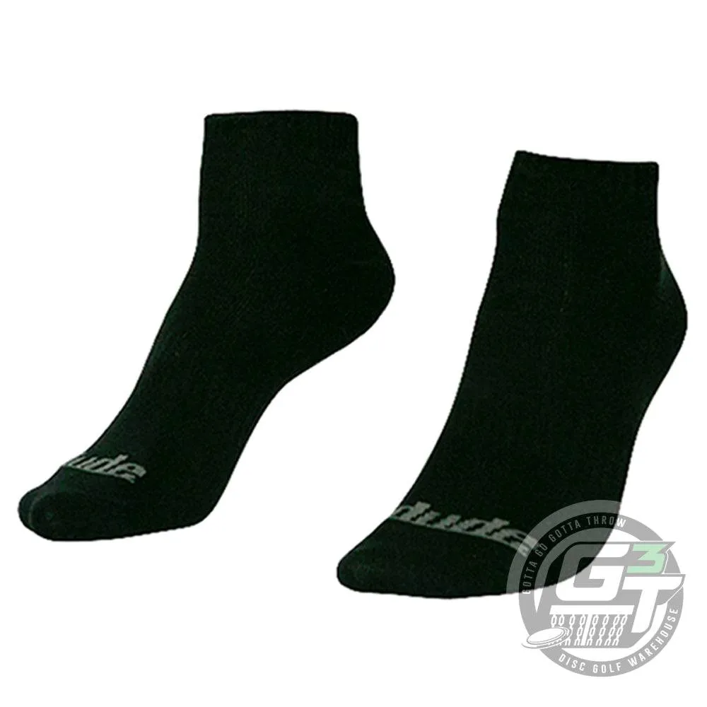 DUDE Reversible Unstinkable Performance Disc Golf Socks - 3 Pairs