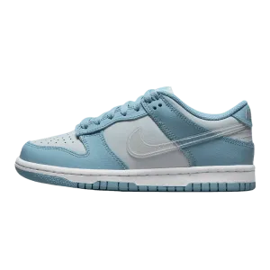 Dunk Low Clear Swoosh Blue