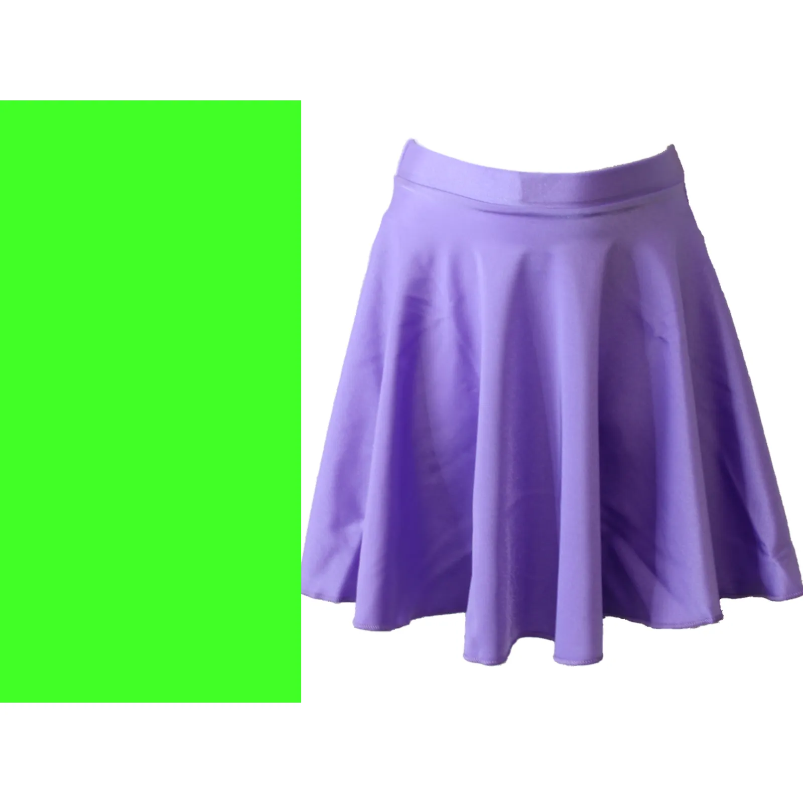 ECSM - NYLON LYCRA MEDIUM LENGTH CIRCULAR SKIRT