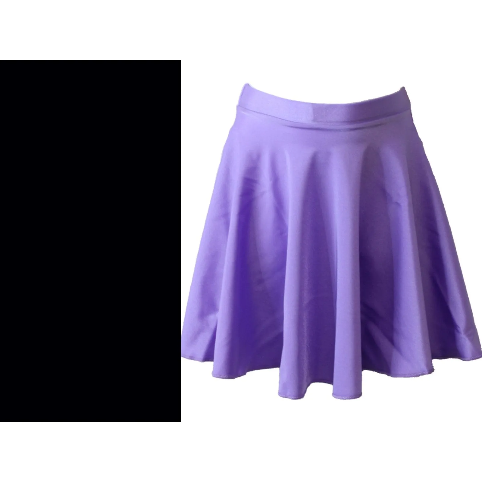 ECSM - NYLON LYCRA MEDIUM LENGTH CIRCULAR SKIRT