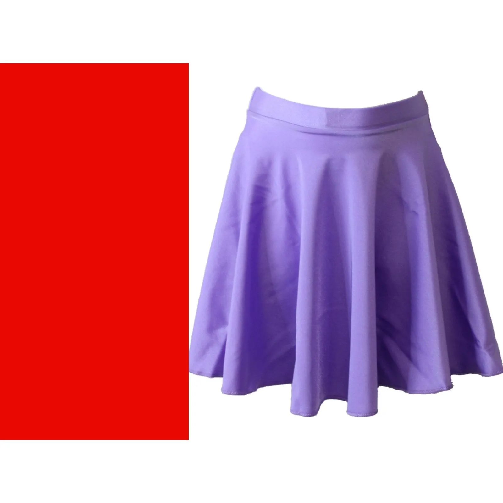 ECSM - NYLON LYCRA MEDIUM LENGTH CIRCULAR SKIRT