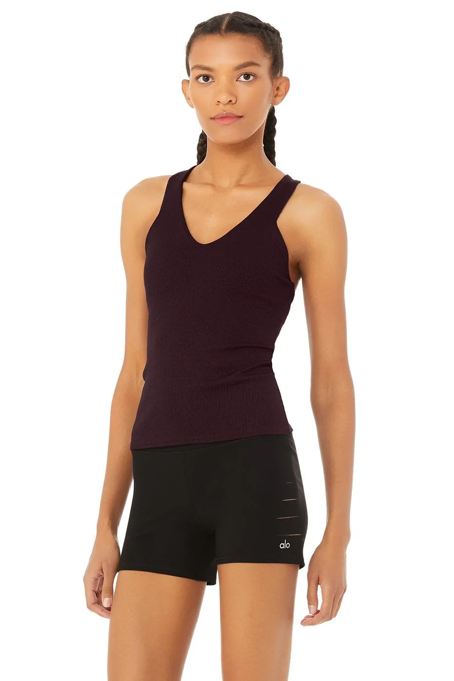 Elevate Tank - Oxblood Heather