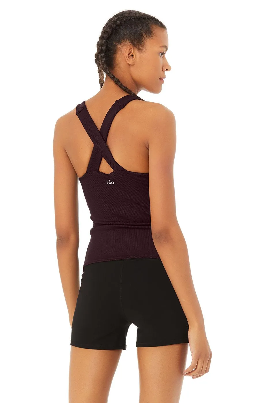 Elevate Tank - Oxblood Heather