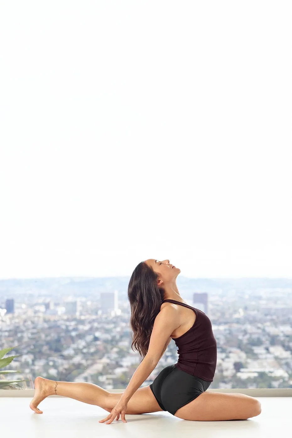 Elevate Tank - Oxblood Heather