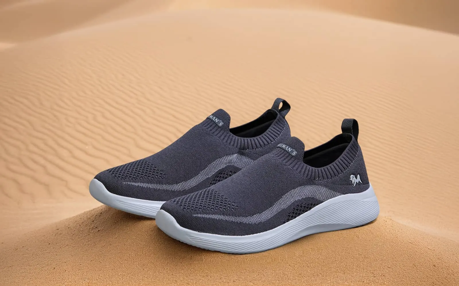 Everyday Basic Slip Ons : Dark Grey