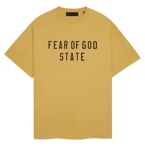 Fear of God Essentials Heavy Crewneck Tee 'Amber' (FW24)