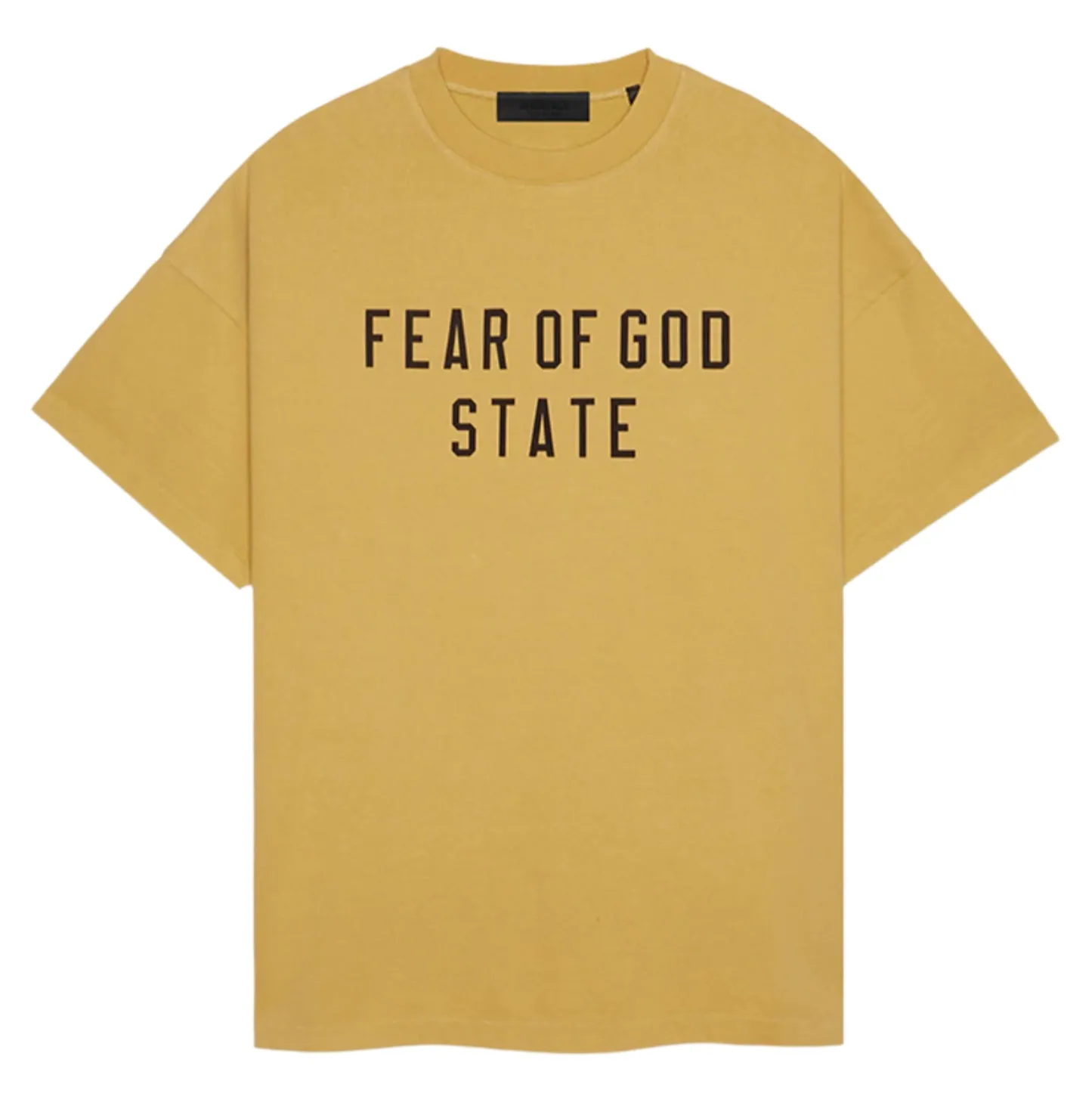 Fear of God Essentials Heavy Crewneck Tee 'Amber' (FW24)