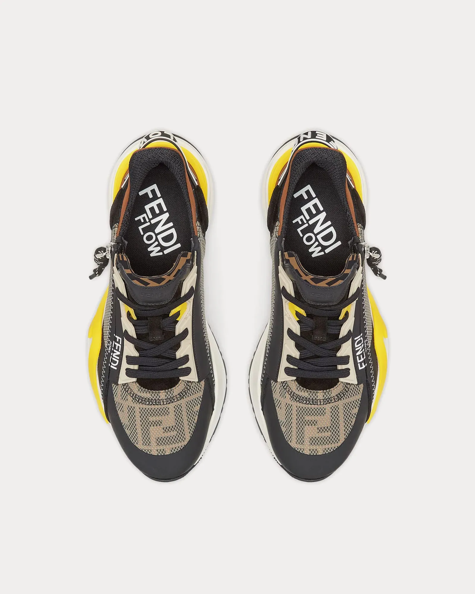 Flow FF Lycra Green Low Top Sneakers