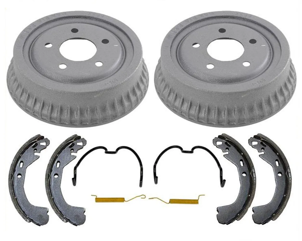 For 95-99 Monte Carlo 100% New Rear Brake Drums & New Shoes   Brake Springs 4pc