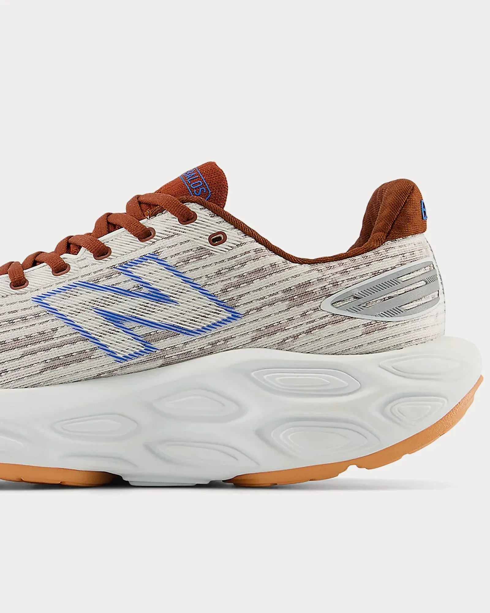 Fresh Foam X Balos White / Relic Brown / Blue Oasis Running Shoes