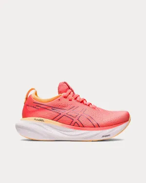 Gel-Nimbus 25 Papaya / Dusty Purple Running Shoes