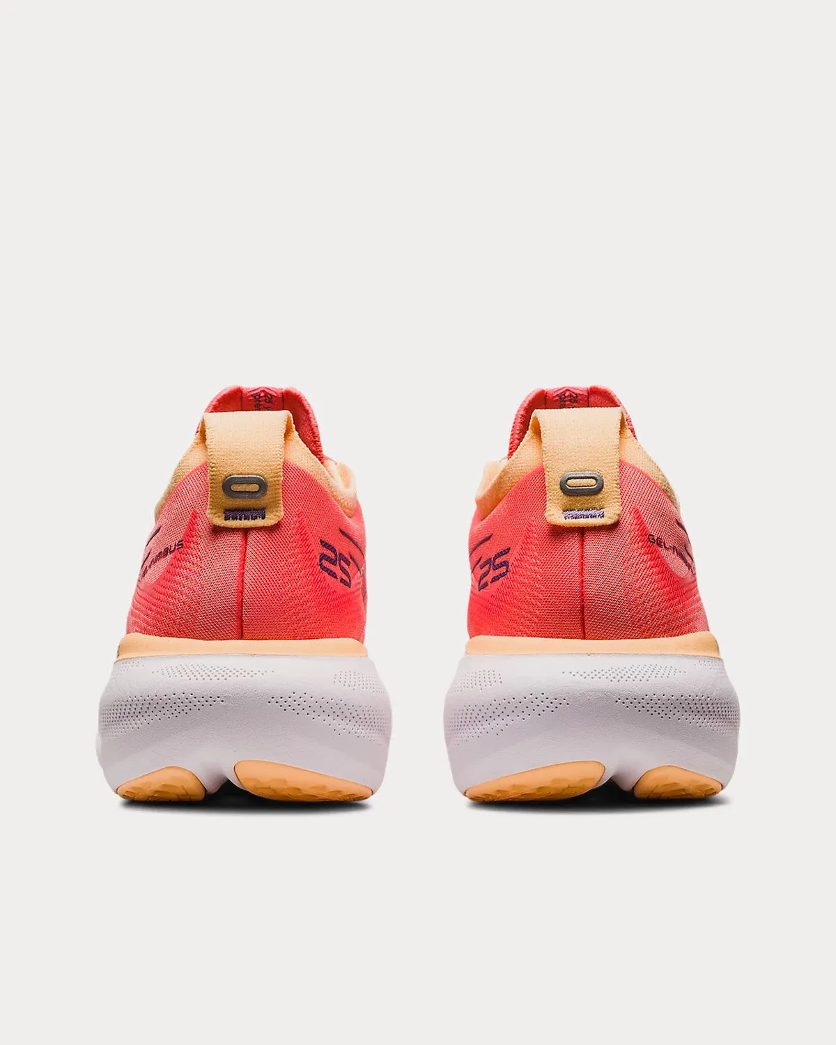 Gel-Nimbus 25 Papaya / Dusty Purple Running Shoes