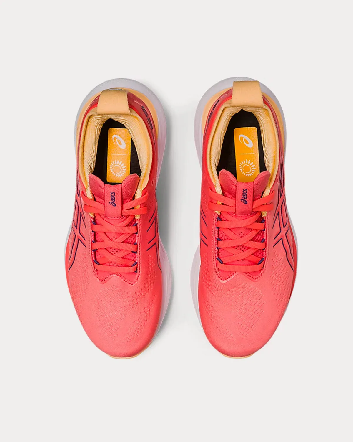 Gel-Nimbus 25 Papaya / Dusty Purple Running Shoes