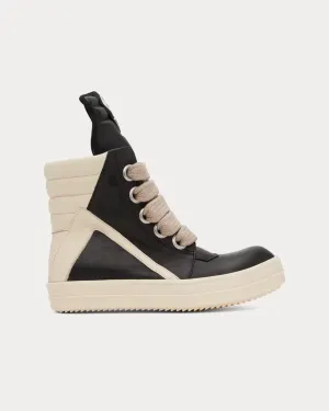 Geobasket Leather Black / Milk High Top Sneakers