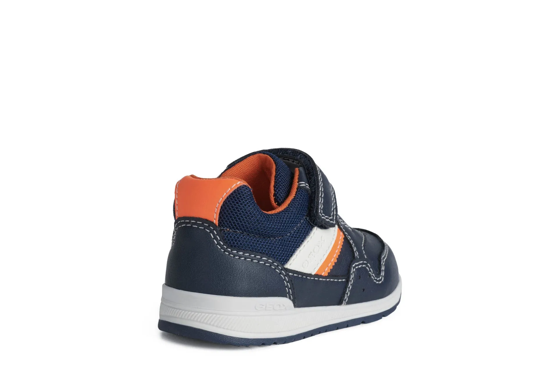 Geox Baby Trainers | Rishon | Navy Fluo Orange