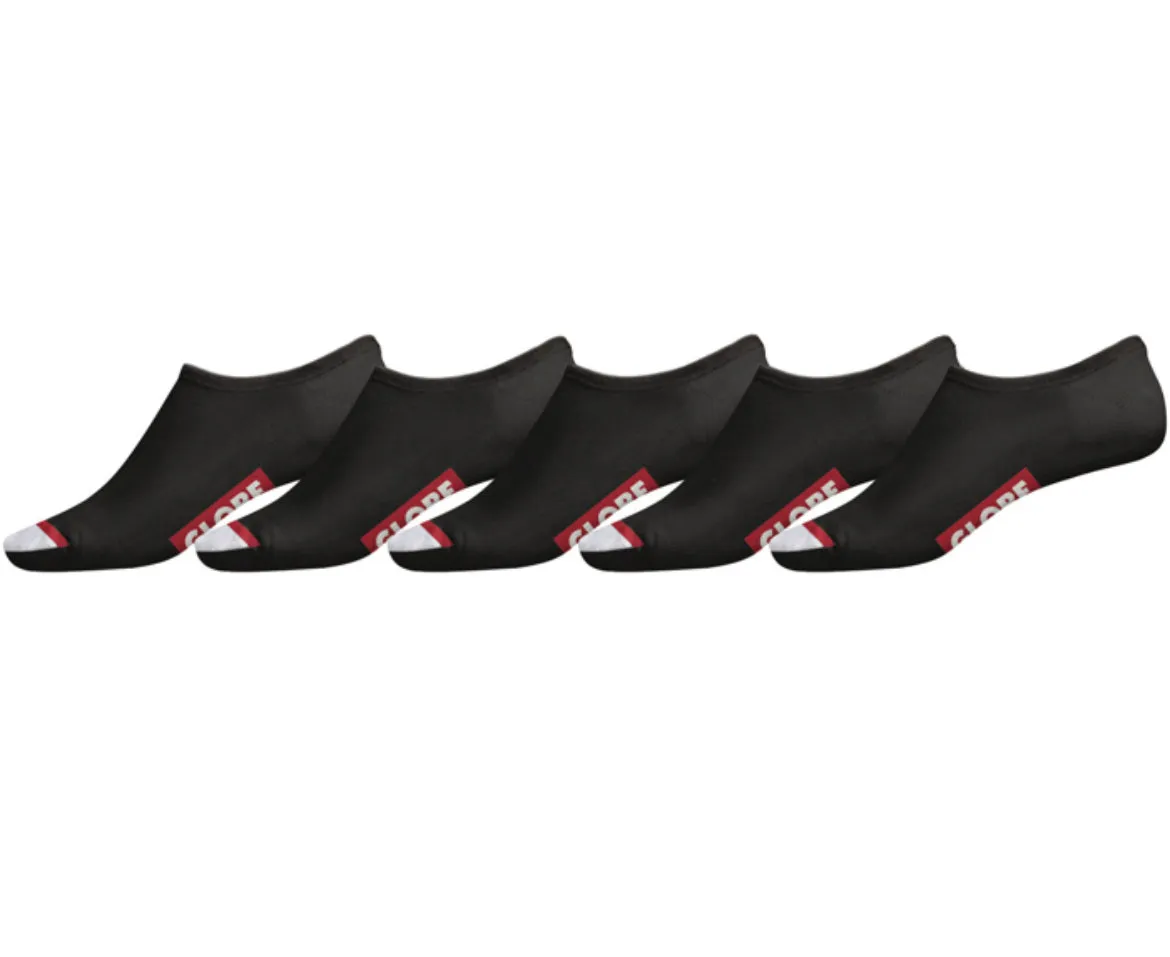 Globe Shoes - Tipper Invisible Sock - 5 pack