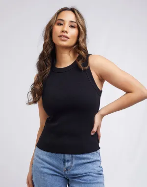 Greta Tank Black