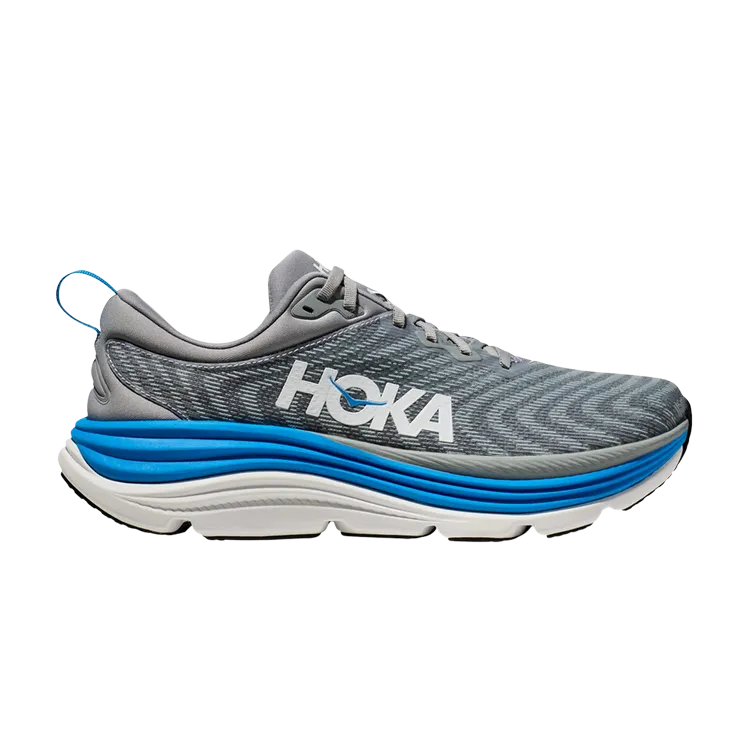 HOKA Gaviota 5 'Limestone Diva Blue' sneakers, gray