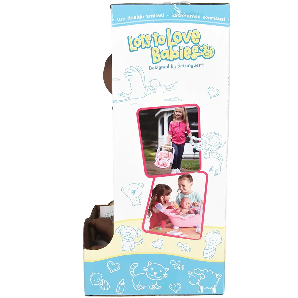Huggable 14" African American Baby Doll | Soft Vinyl with Detailed Features