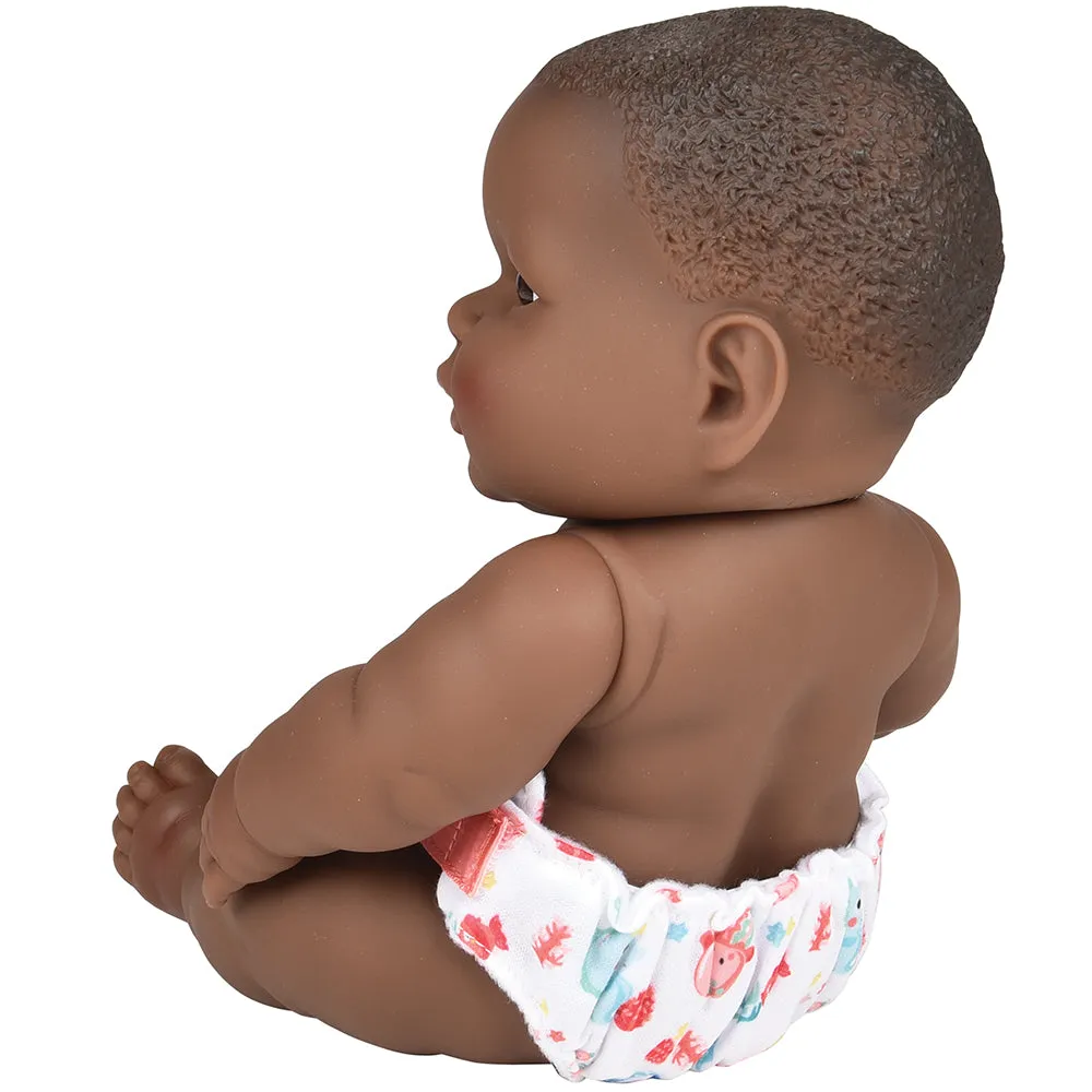 Huggable 14" African American Baby Doll | Soft Vinyl with Detailed Features