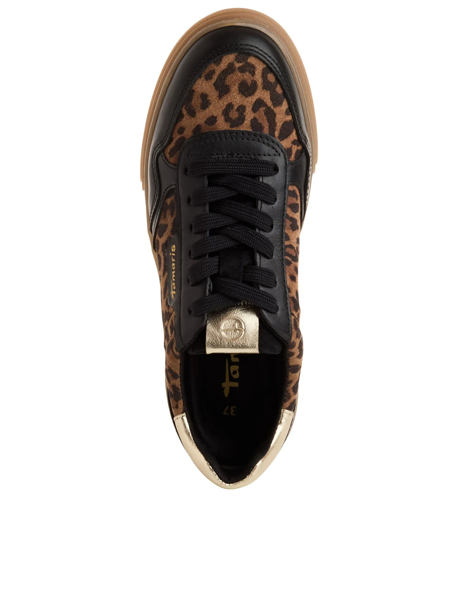 Leopard Print Textile Trainers