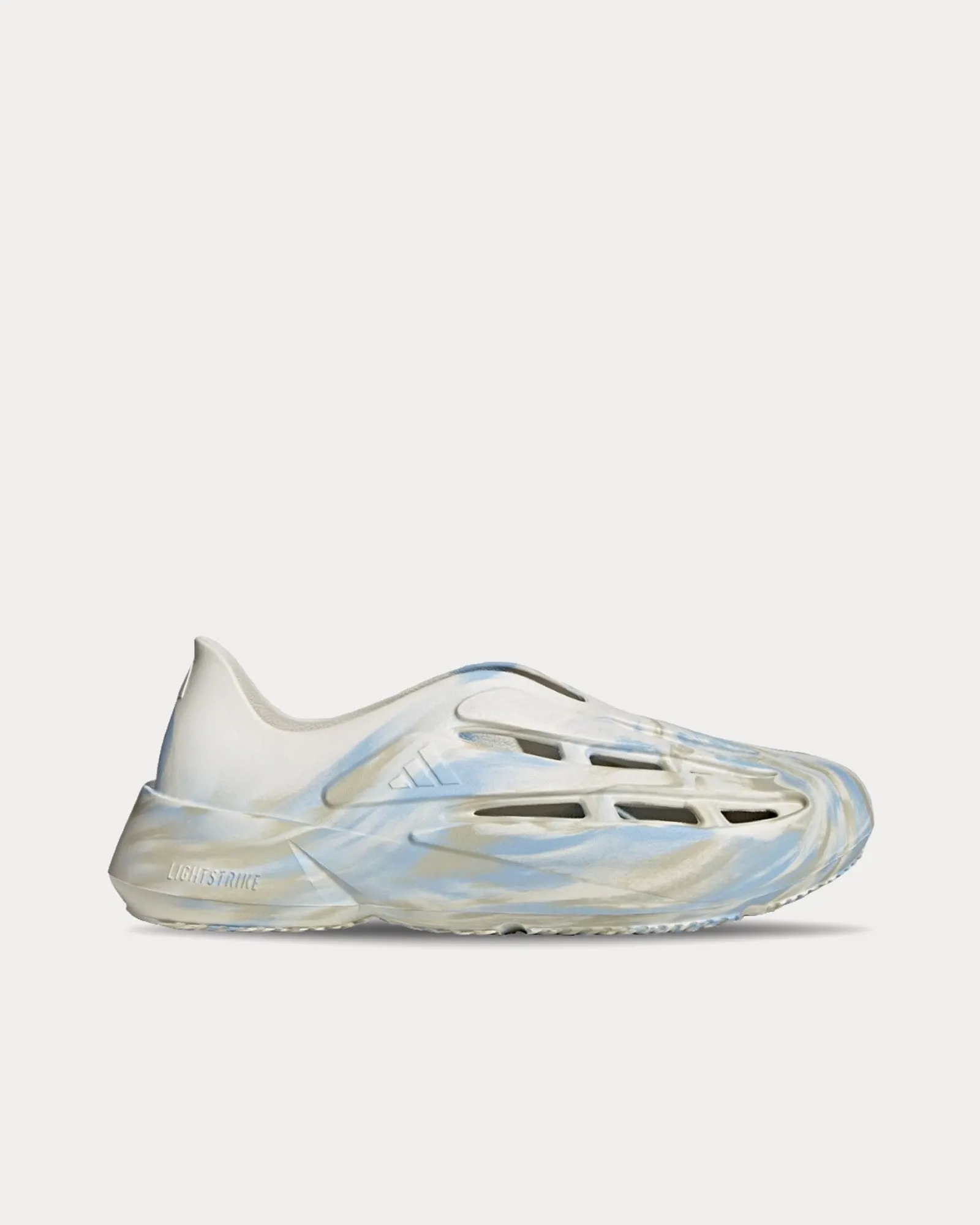 Lightblaze Moc White / Blue Slip On Sneakers