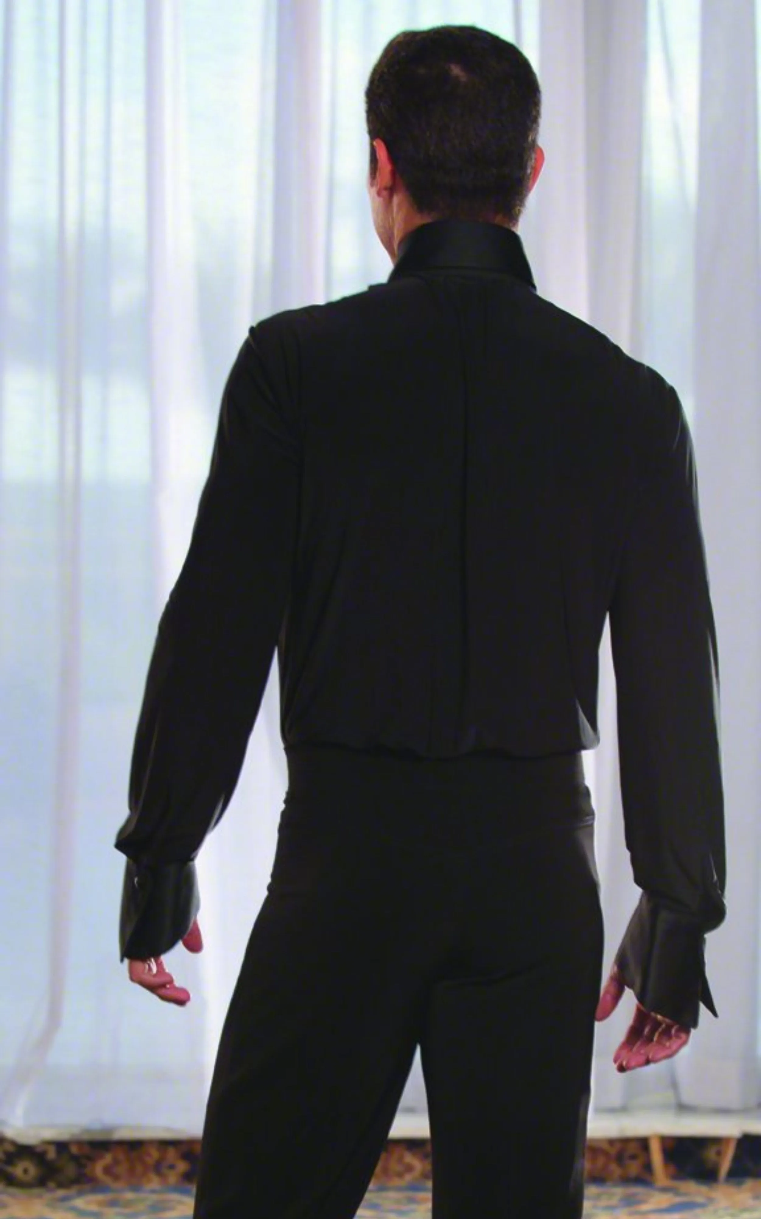 Men's Ruffled Tuxedo Shirt w/out trunks MS8, with trunks MS8A