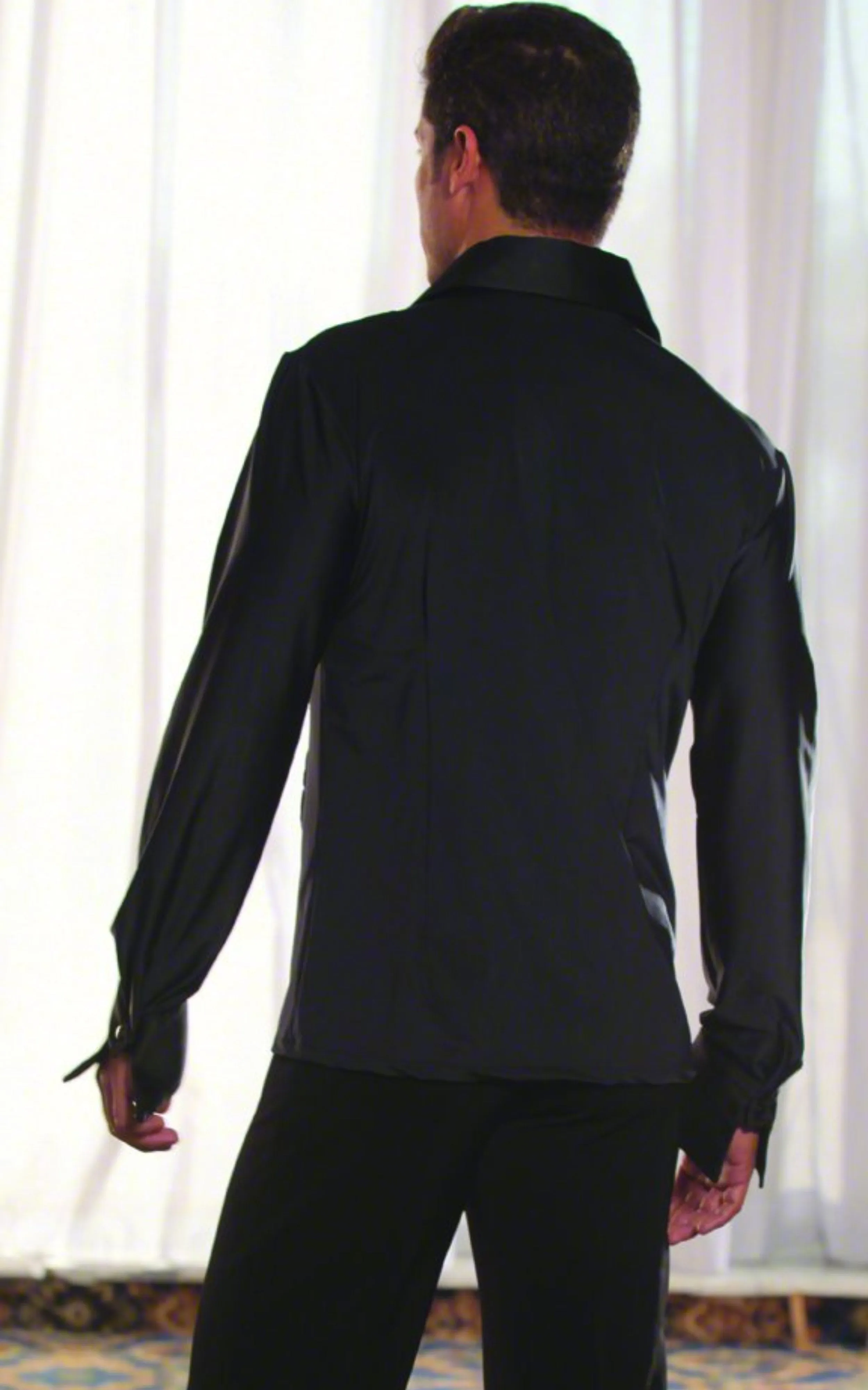 Men's Ruffled Tuxedo Shirt w/out trunks MS8, with trunks MS8A