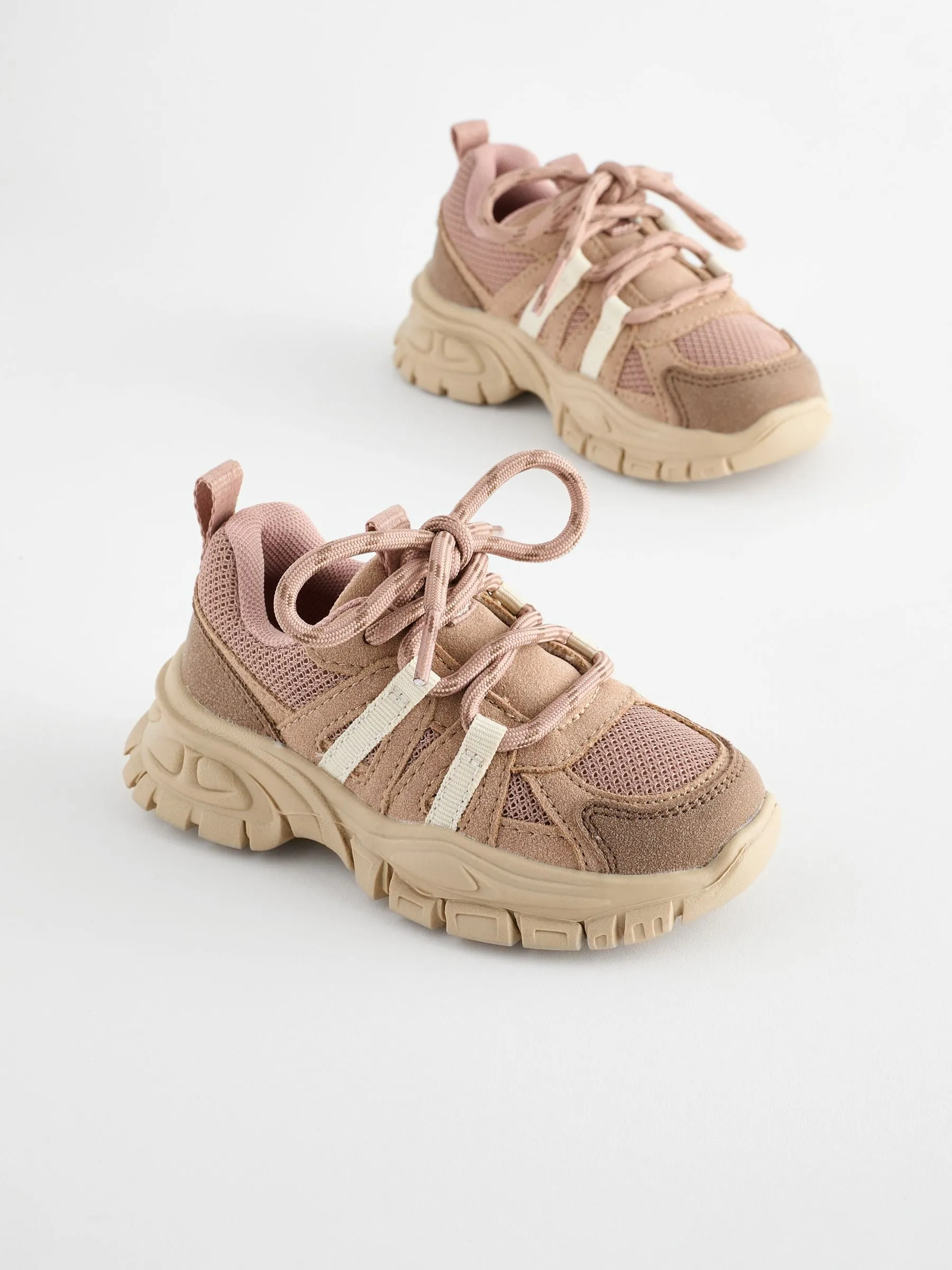 Mocha Brown Chunky Trainers