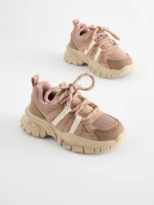 Mocha Brown Chunky Trainers