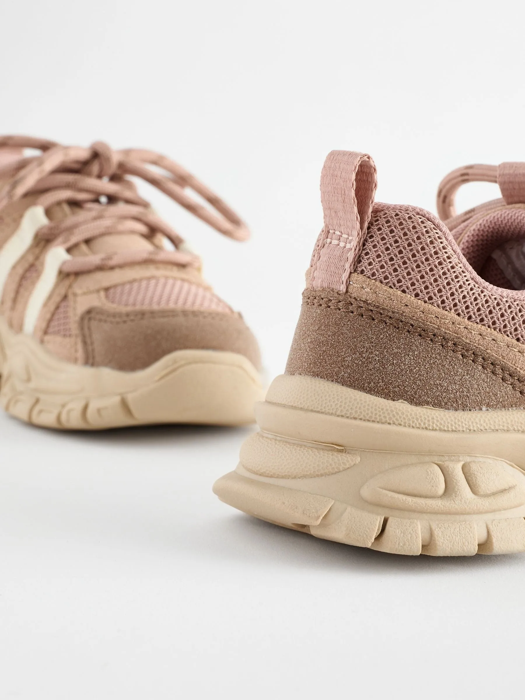 Mocha Brown Chunky Trainers