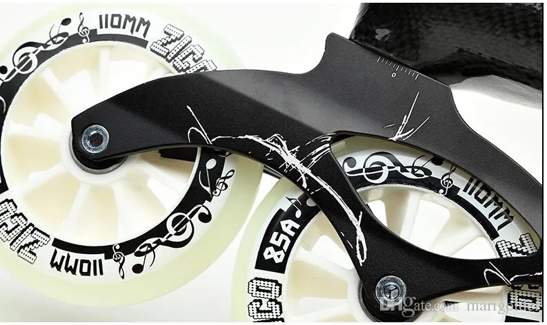 Mooond | Speed Inline Skates Carbon Fiber | 4 Wheels | Street Racing