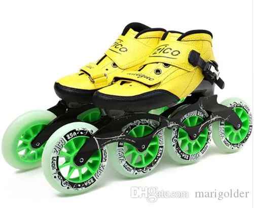 Mooond | Speed Inline Skates Carbon Fiber | 4 Wheels | Street Racing