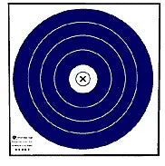NFAA 40cm Single Spot Target Face