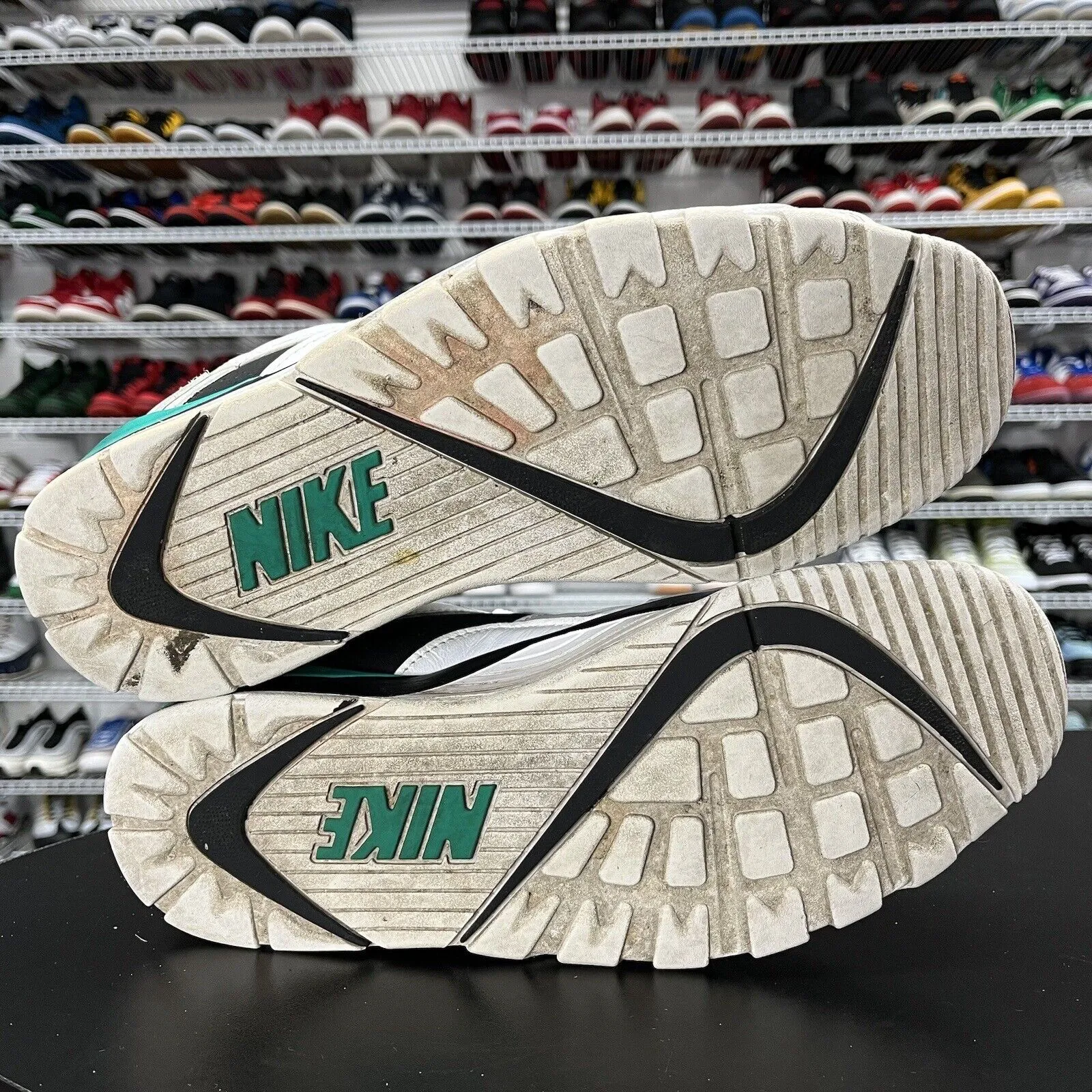 Nike Air Cross Trainer 3 Low White Green CJ8172 101 Men's Size 13 No Insole