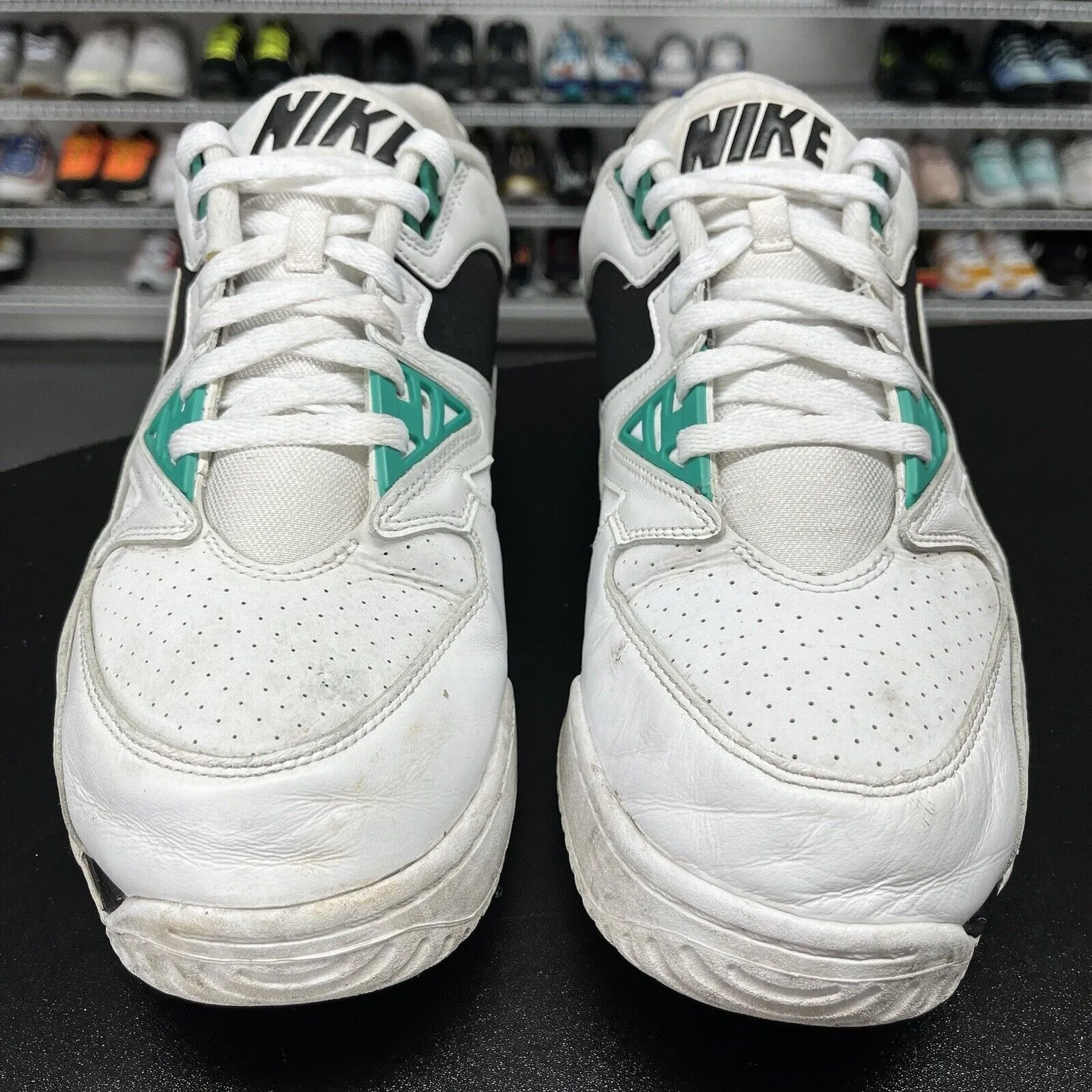 Nike Air Cross Trainer 3 Low White Green CJ8172 101 Men's Size 13 No Insole