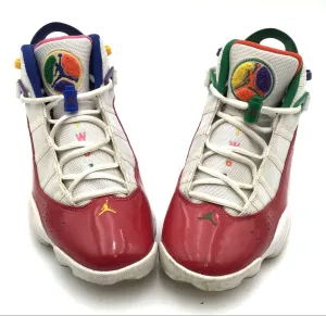 Nike Air Jordan 6 Rings Women's Multi-Color Sneakers-Size; 7.5 ( COA)