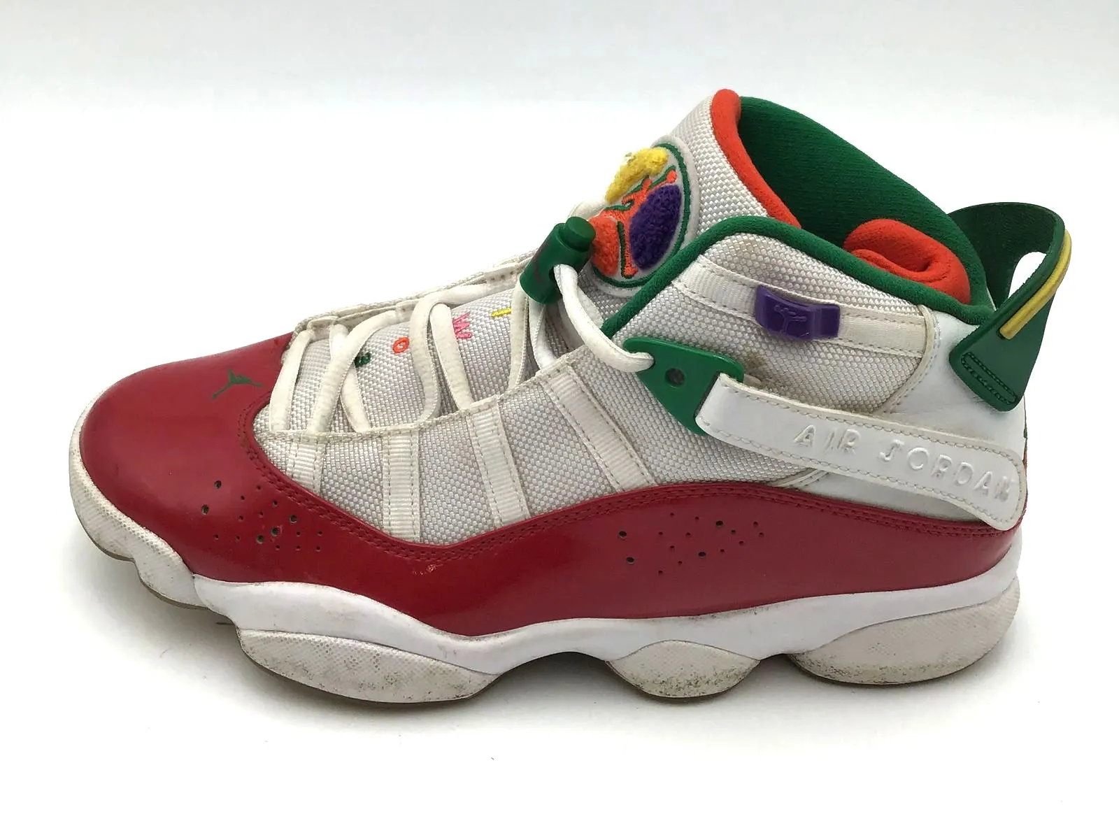 Nike Air Jordan 6 Rings Women's Multi-Color Sneakers-Size; 7.5 ( COA)
