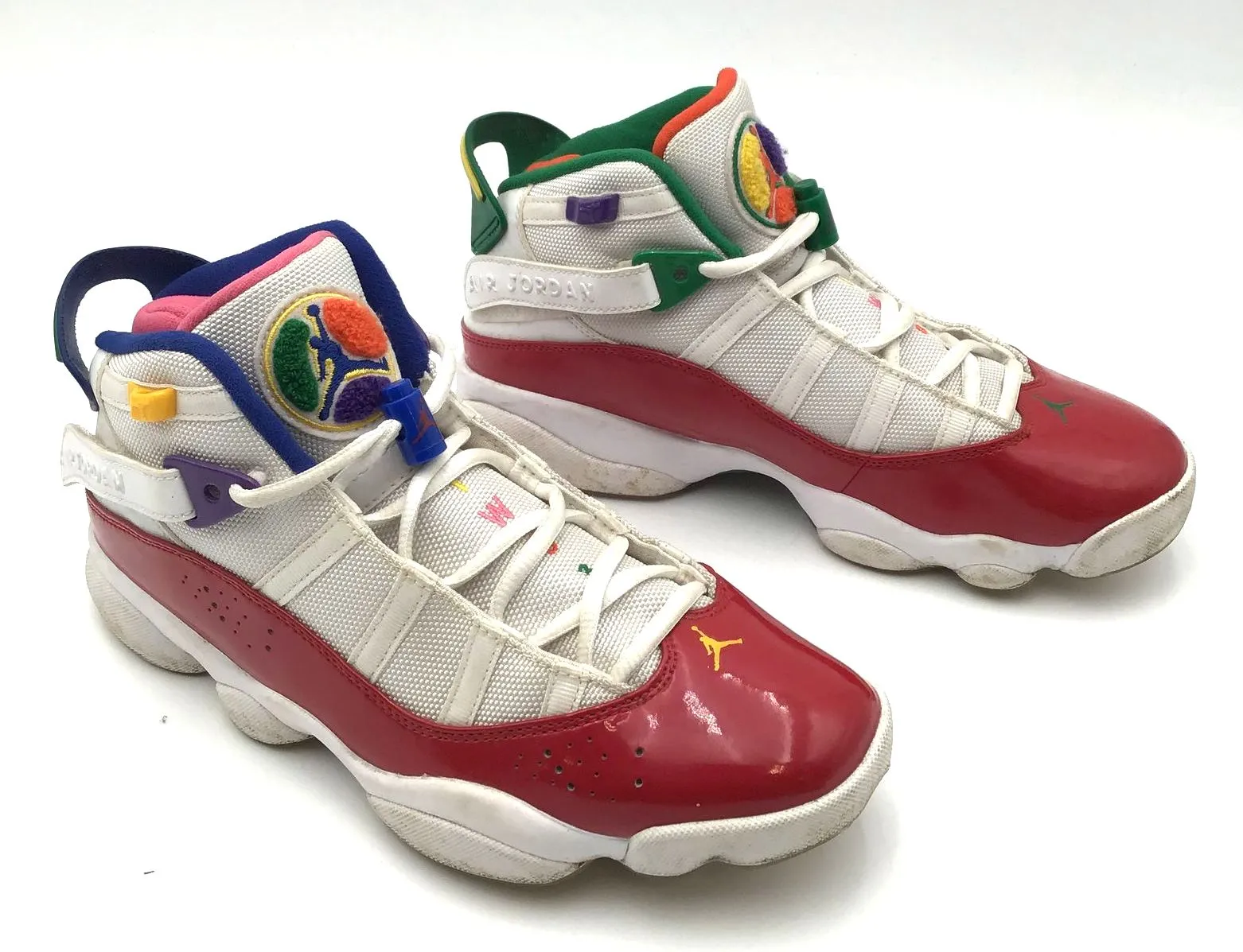 Nike Air Jordan 6 Rings Women's Multi-Color Sneakers-Size; 7.5 ( COA)