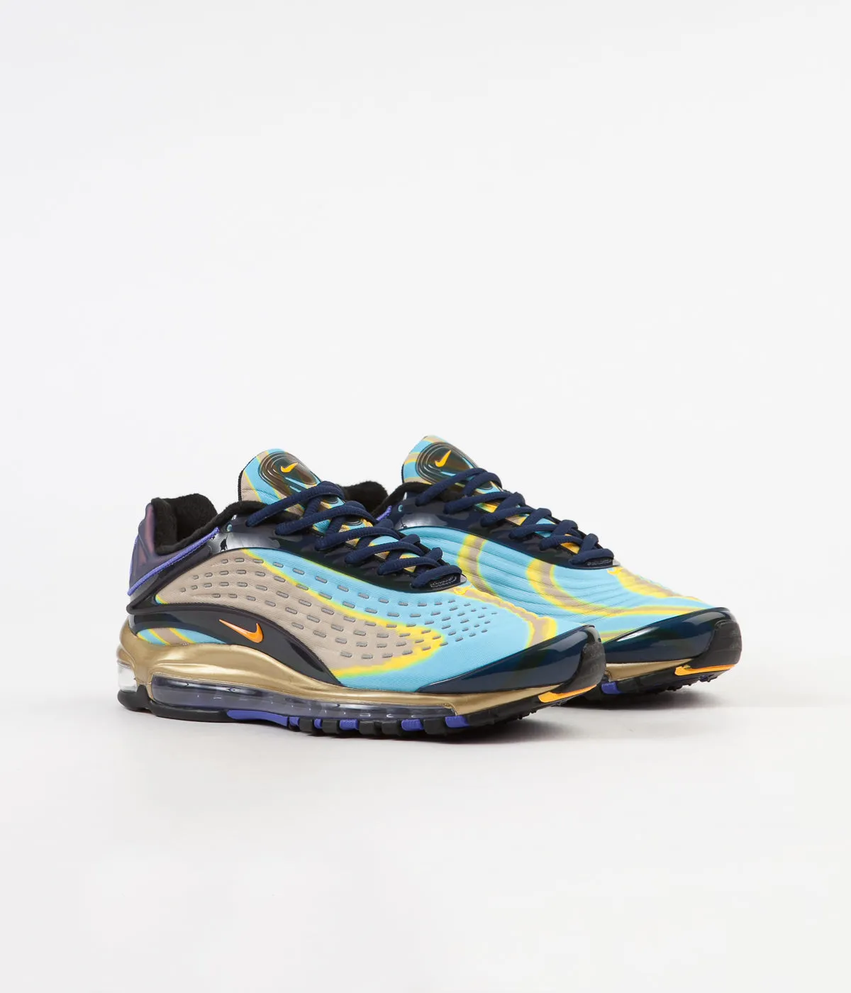 Nike Air Max Deluxe Shoes - Midnight Navy / Laser Orange