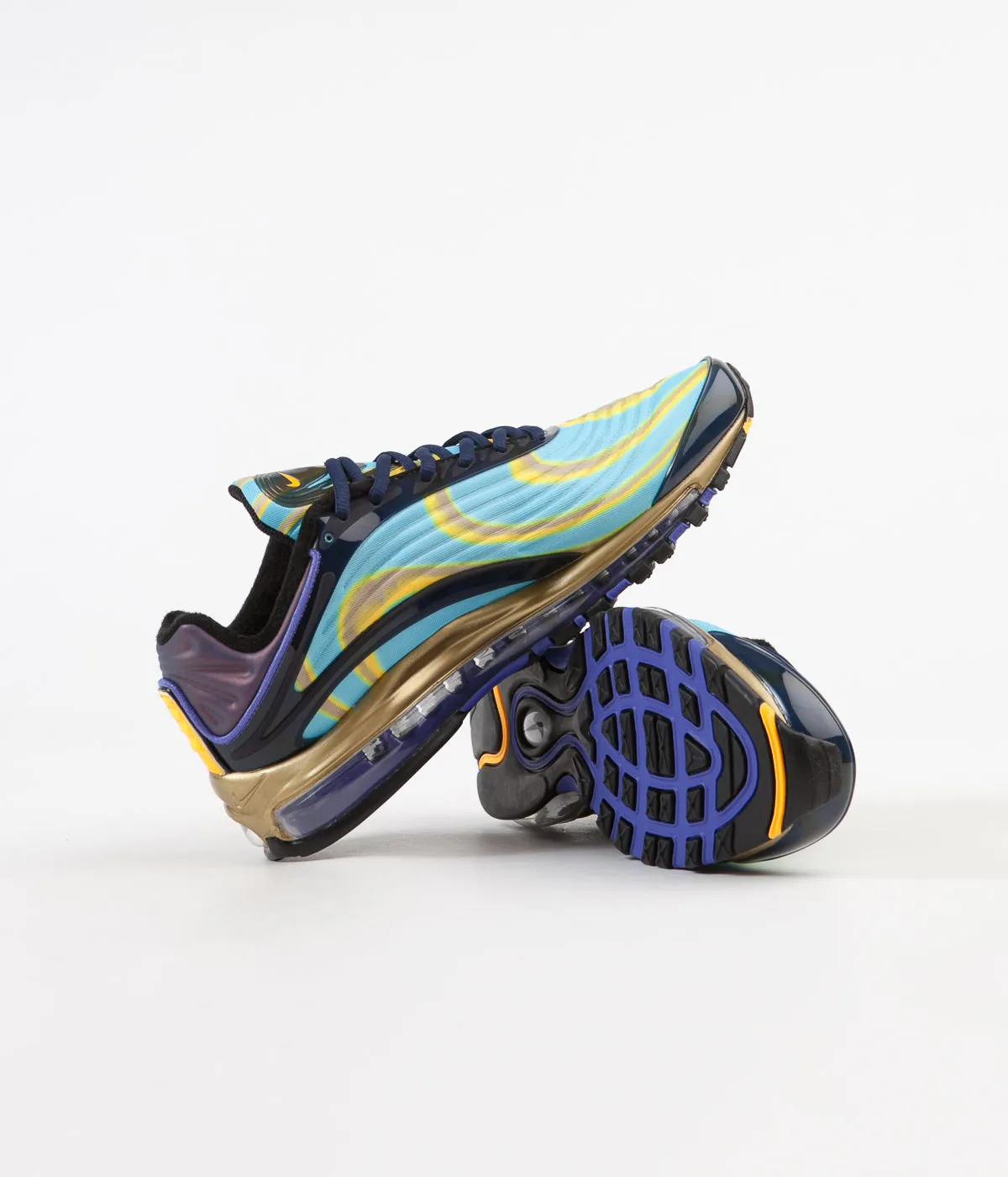Nike Air Max Deluxe Shoes - Midnight Navy / Laser Orange