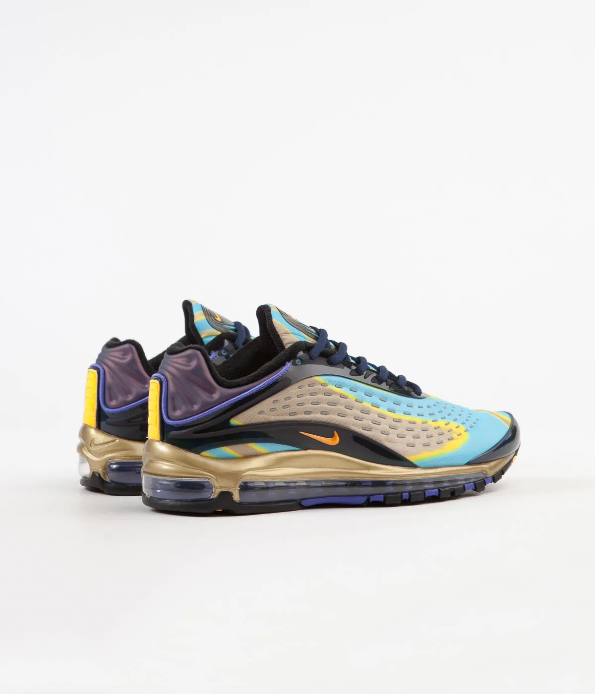 Nike Air Max Deluxe Shoes - Midnight Navy / Laser Orange