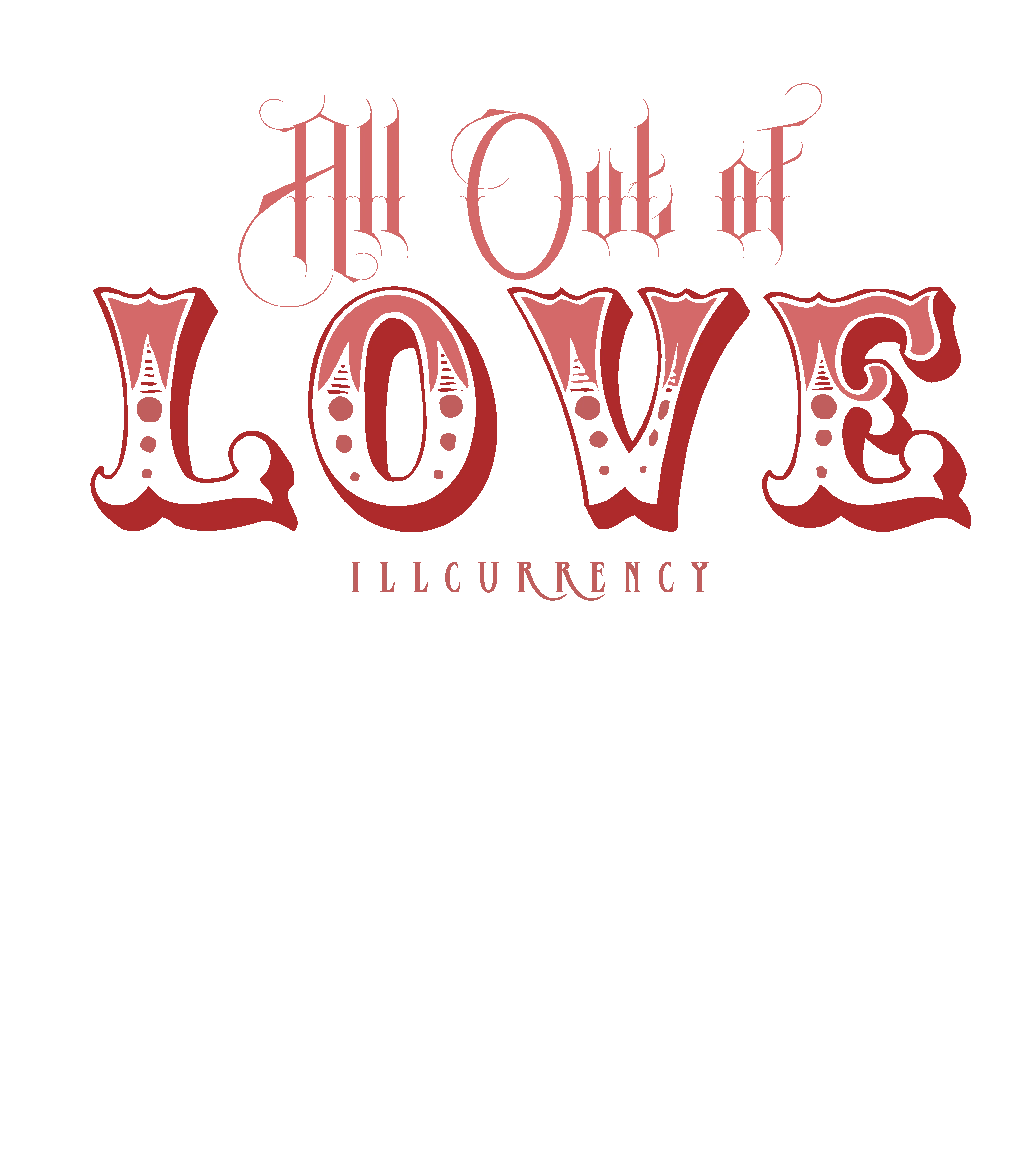 Nike Dunk Low WMNS “Valentine’s Day” | illcurrency White T-Shirt (All out of love)