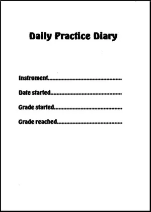Oboists Practice Diary