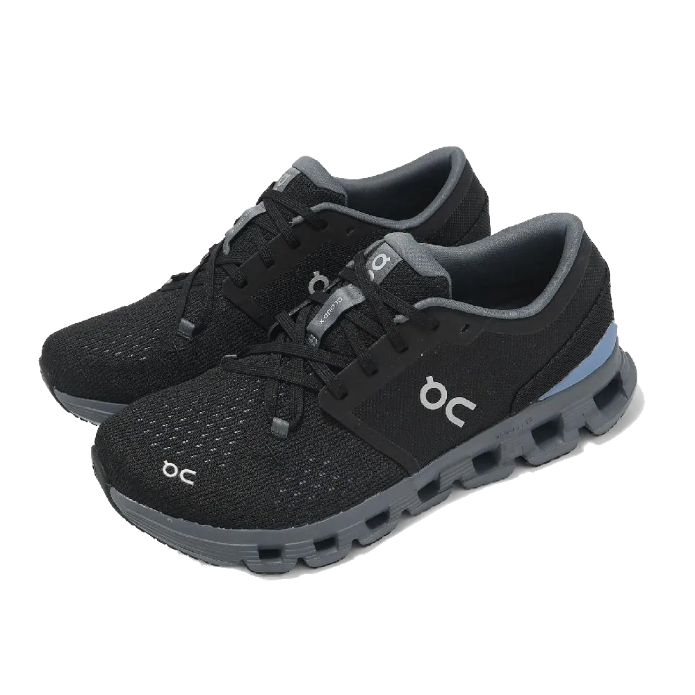 On Running Men's Cloud X 4 Shoes - Black / Chambray
