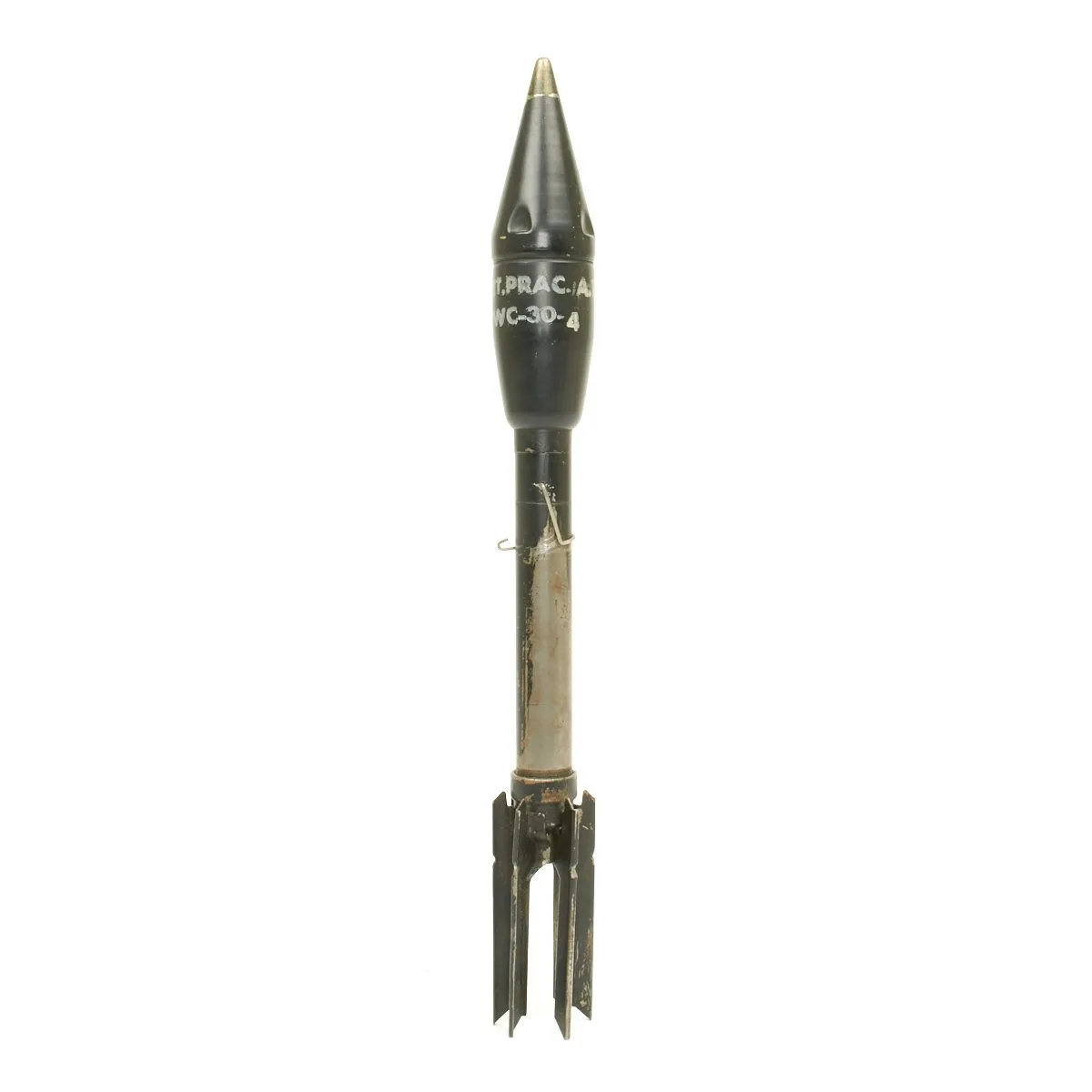 Original U.S. WWII Bazooka M7A1 Practice Rocket with M87 Container - Dated 1943