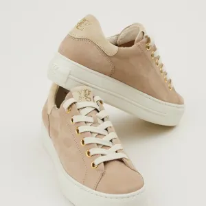 Paul Green Beige Nubuck Trainers