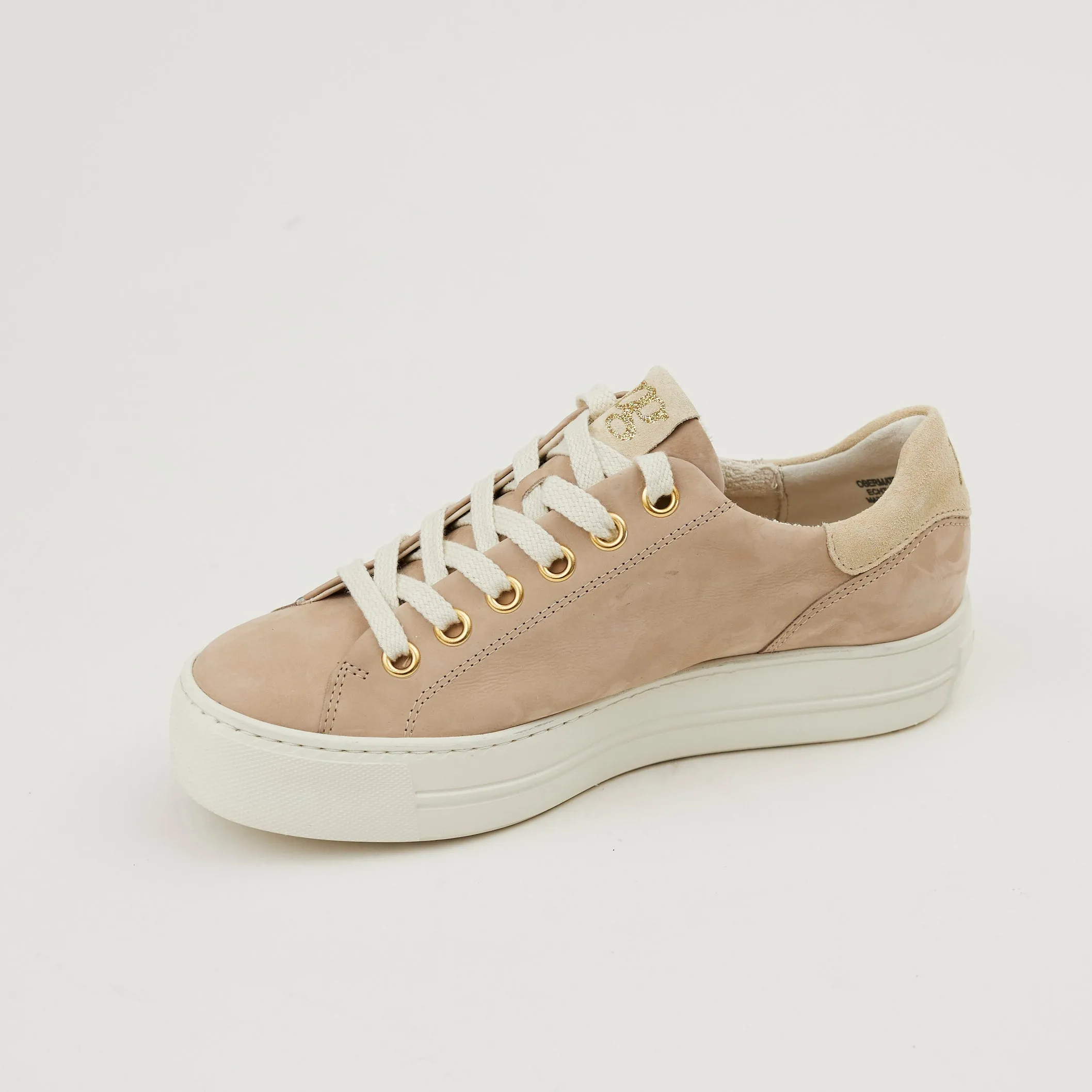 Paul Green Beige Nubuck Trainers