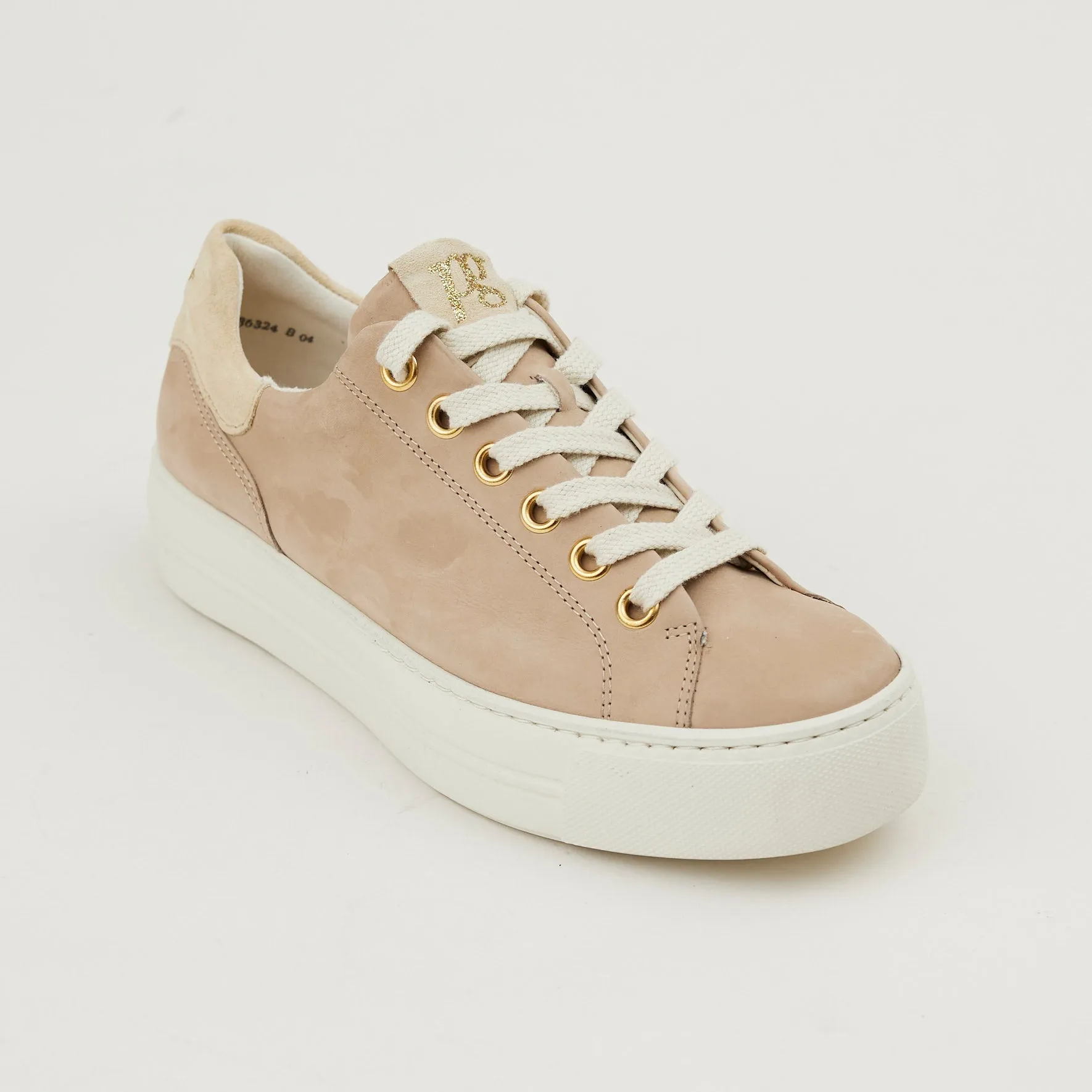 Paul Green Beige Nubuck Trainers